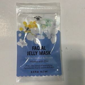 NWT BOLERO FACIAL‎ JELLY MASK WHITE ORCHID & HONEY 0.5 fl Oz